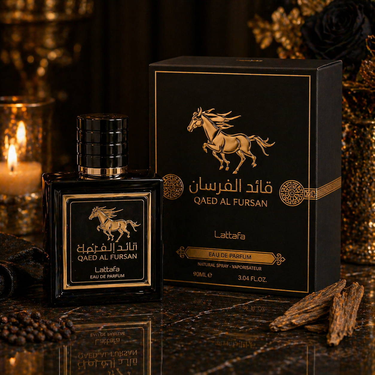 Qaed Al Fursan Black - Lattafa